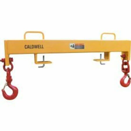 CALDWELL GROUP. Lif-Truc Fork Lift Beam, Double Fork, Double Swivel Hook, 10, 000lb. 15S-5-24